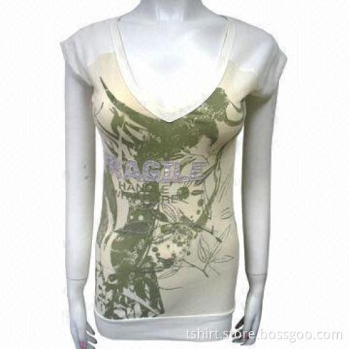 Long sexy women's t-shirts